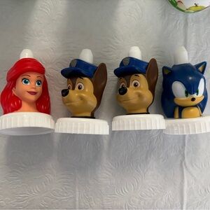 Good 2 Grow bottle tops paw patrol sonic and Arial